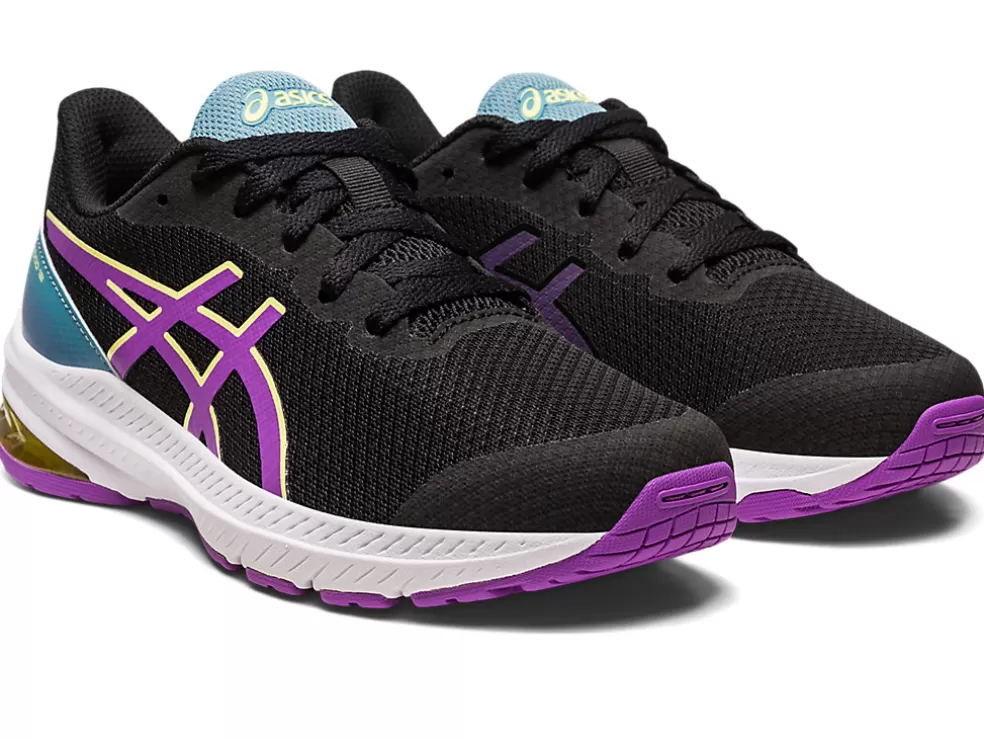 Cheap ASICS GT-1000 12 GRADE SCHOOL Black/Cyber Grape