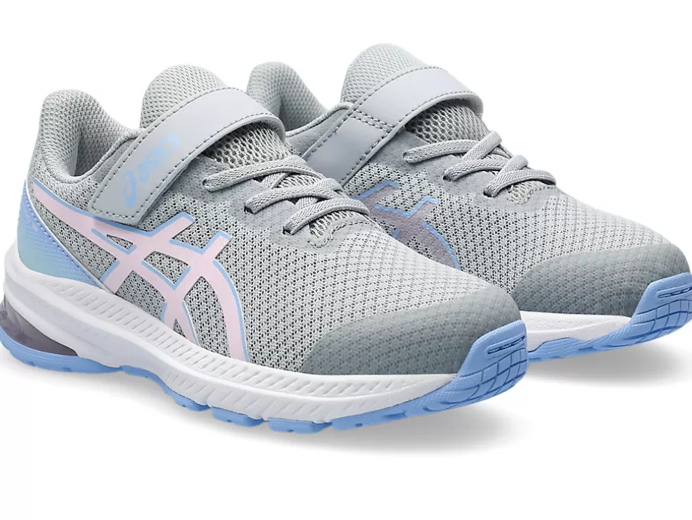 Cheap ASICS GT-1000 12 PRE-SCHOOL Piedmont Grey/Cosmos