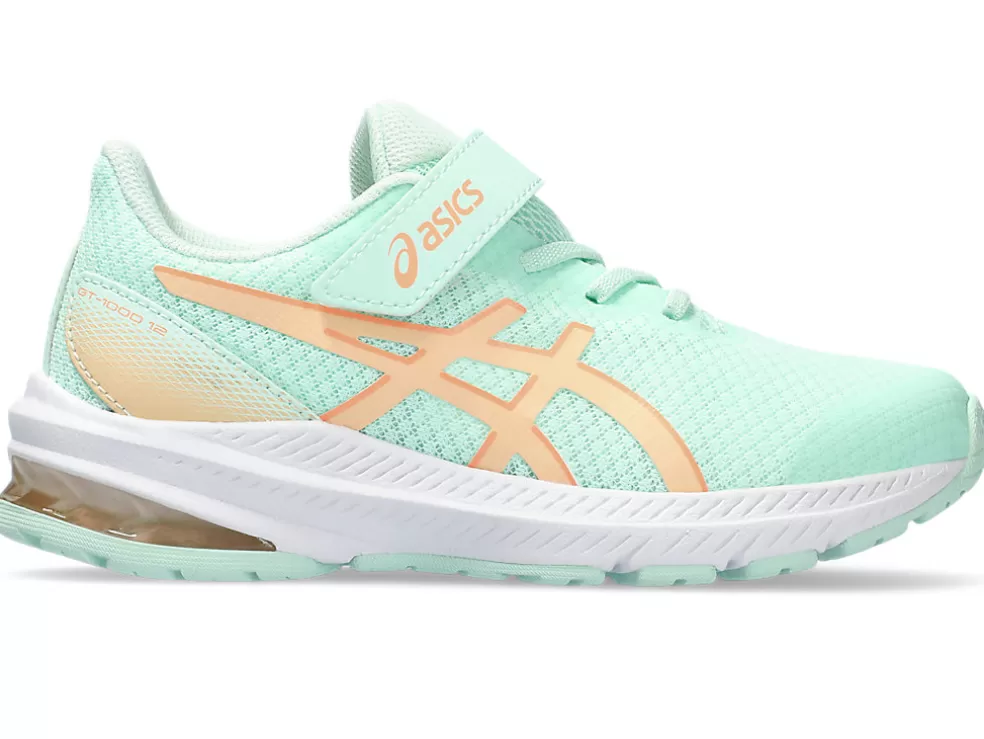 Clearance ASICS GT-1000 12 PRE-SCHOOL Mint Tint/Apricot Crush