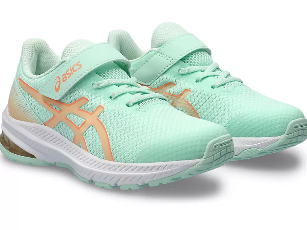 Clearance ASICS GT-1000 12 PRE-SCHOOL Mint Tint/Apricot Crush