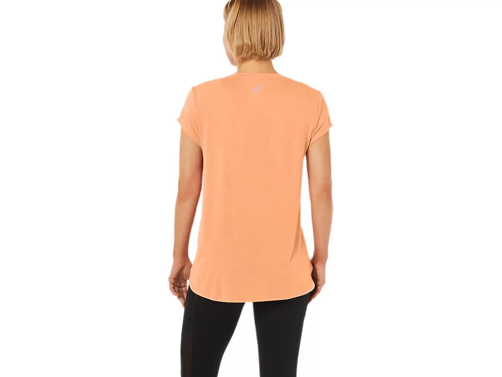 Clearance ASICS HEATHER VNECK TOP Summer Dune Heather