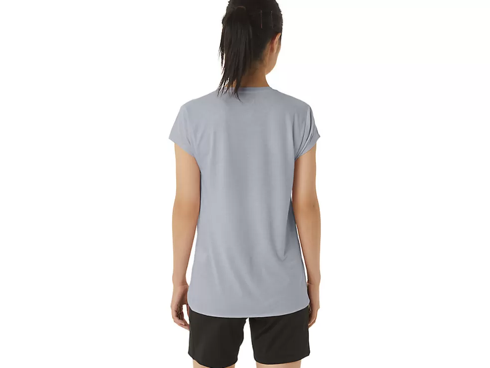 Cheap ASICS HEATHER VNECK TOP Piedmont Grey Heather