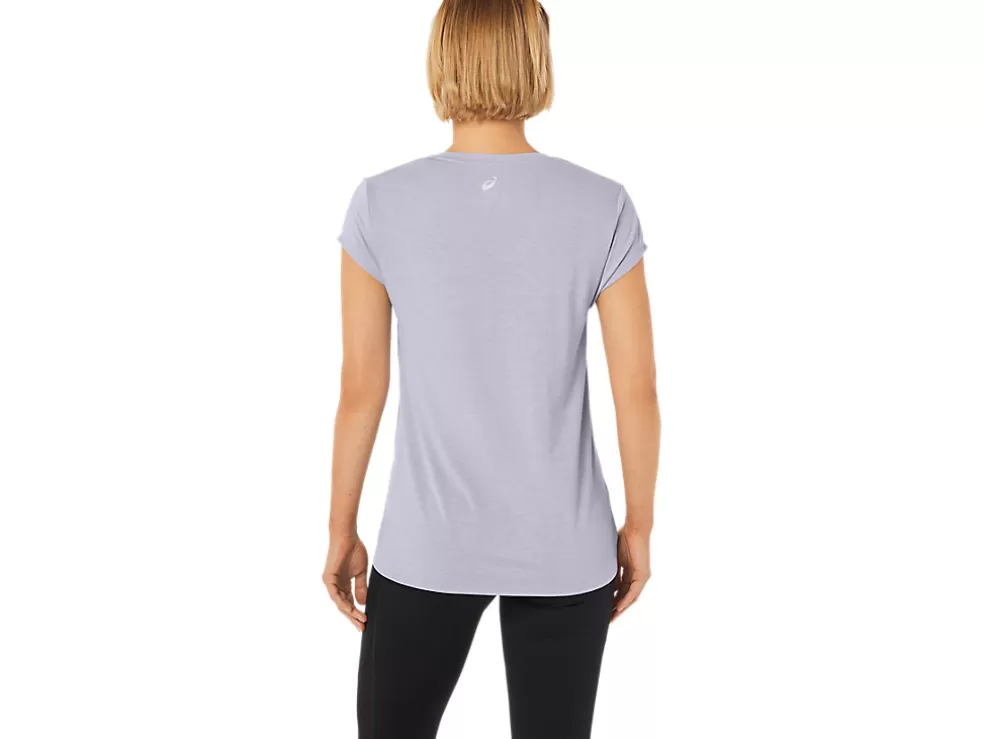 Flash Sale ASICS HEATHER VNECK TOP Lilac Hint Heather