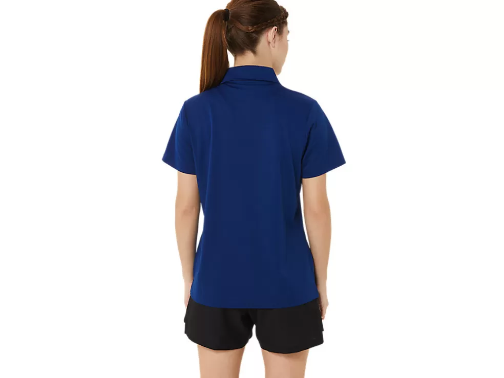 New ASICS HEX GRADIENT POLO WCH Dark Blue (Pantone 281 C)