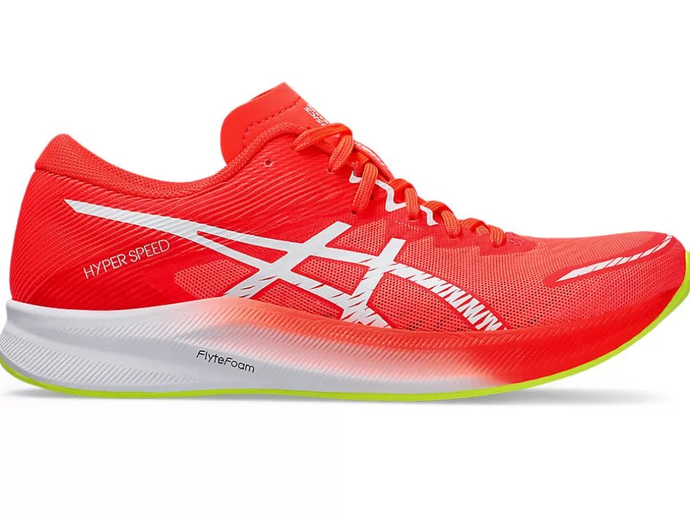 Cheap ASICS HYPER SPEED 3 Sunrise Red/White