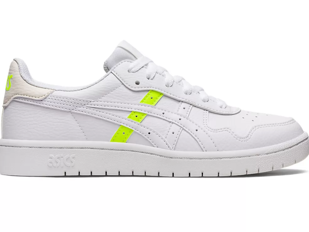 Fashion ASICS JAPAN S White/Safety Yellow