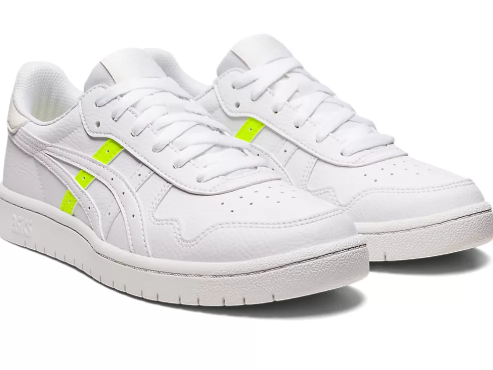 Fashion ASICS JAPAN S White/Safety Yellow