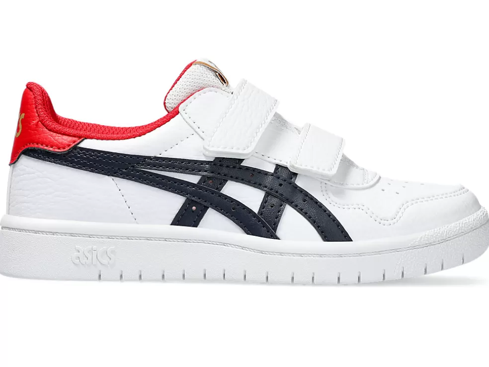 Flash Sale ASICS JAPAN S PRE-SCHOOL White/Classic Red