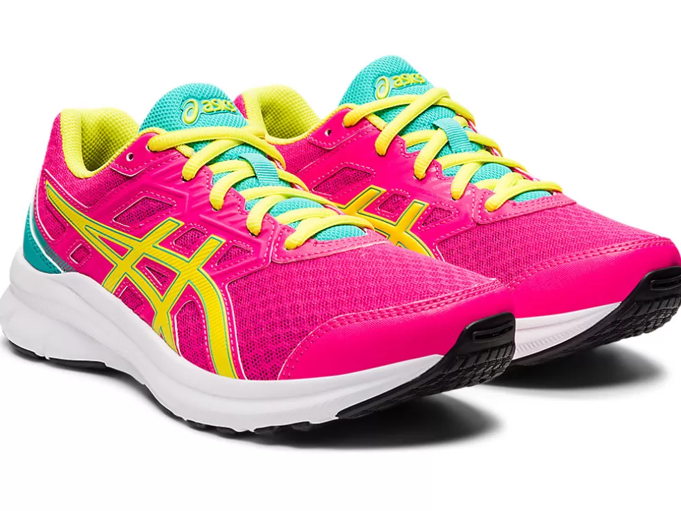 Best Sale ASICS JOLT 3 GRADE SCHOOL Pink Glo/Sour Yuzu