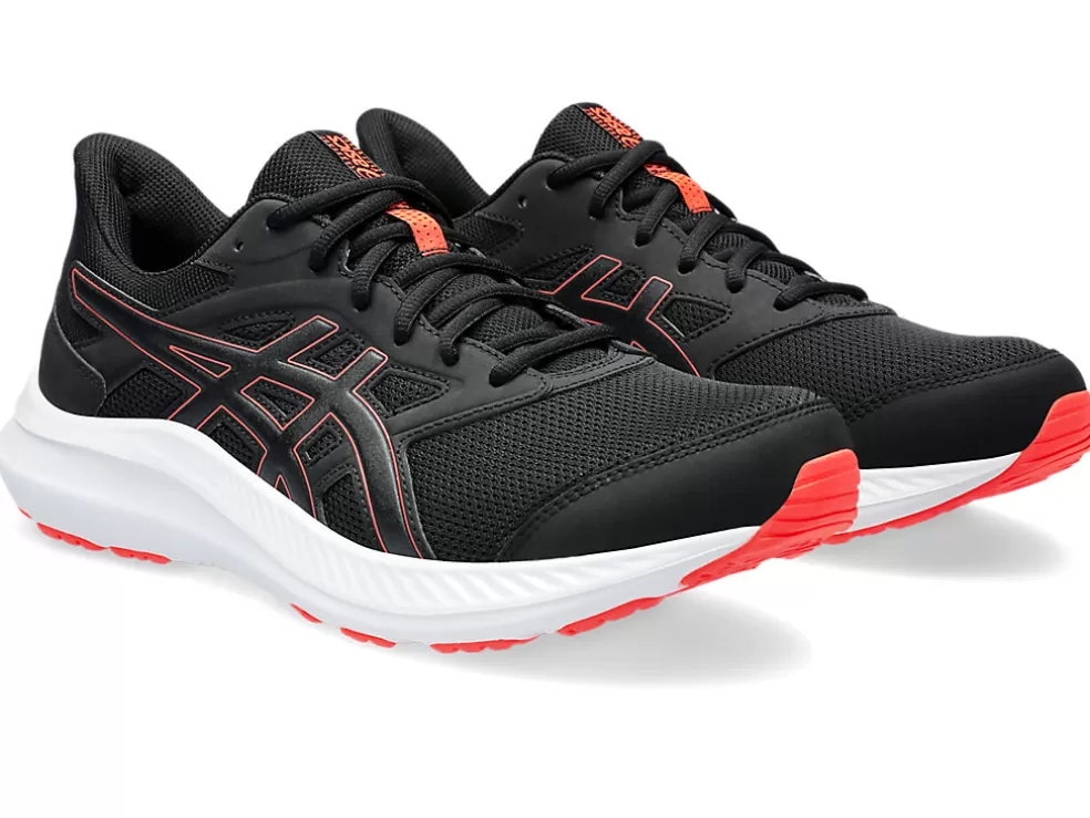 Discount ASICS JOLT 4 Black/Sunrise Red