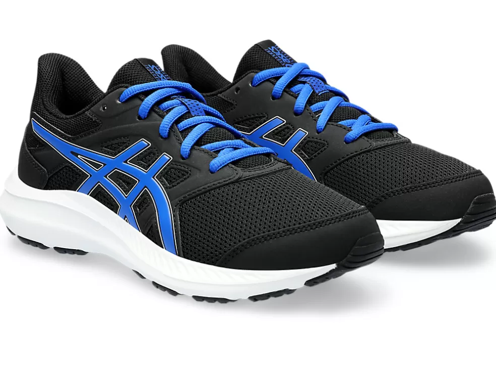 Fashion ASICS JOLT 4 GRADE SCHOOL Black/Illusion Blue