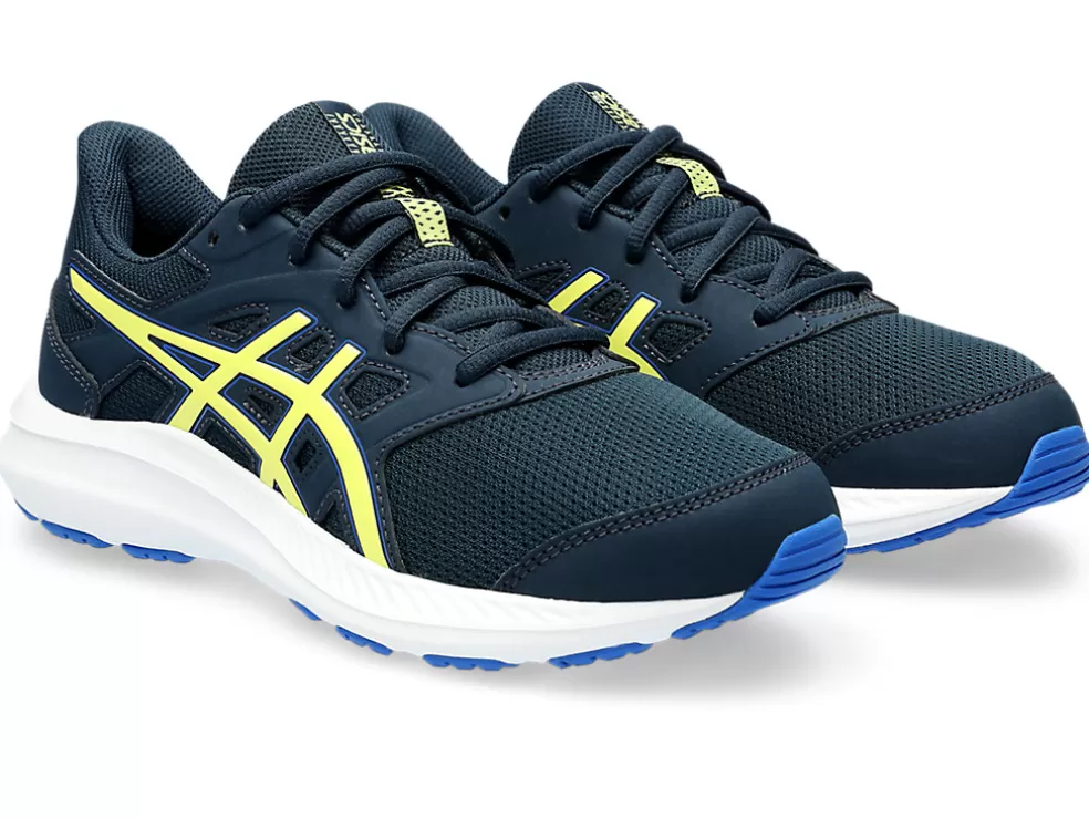 Discount ASICS JOLT 4 GRADE SCHOOL French Blue/Glow Yellow