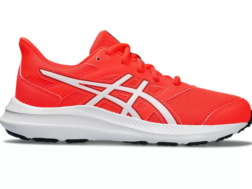 New ASICS JOLT 4 GRADE SCHOOL Sunrise Red/White