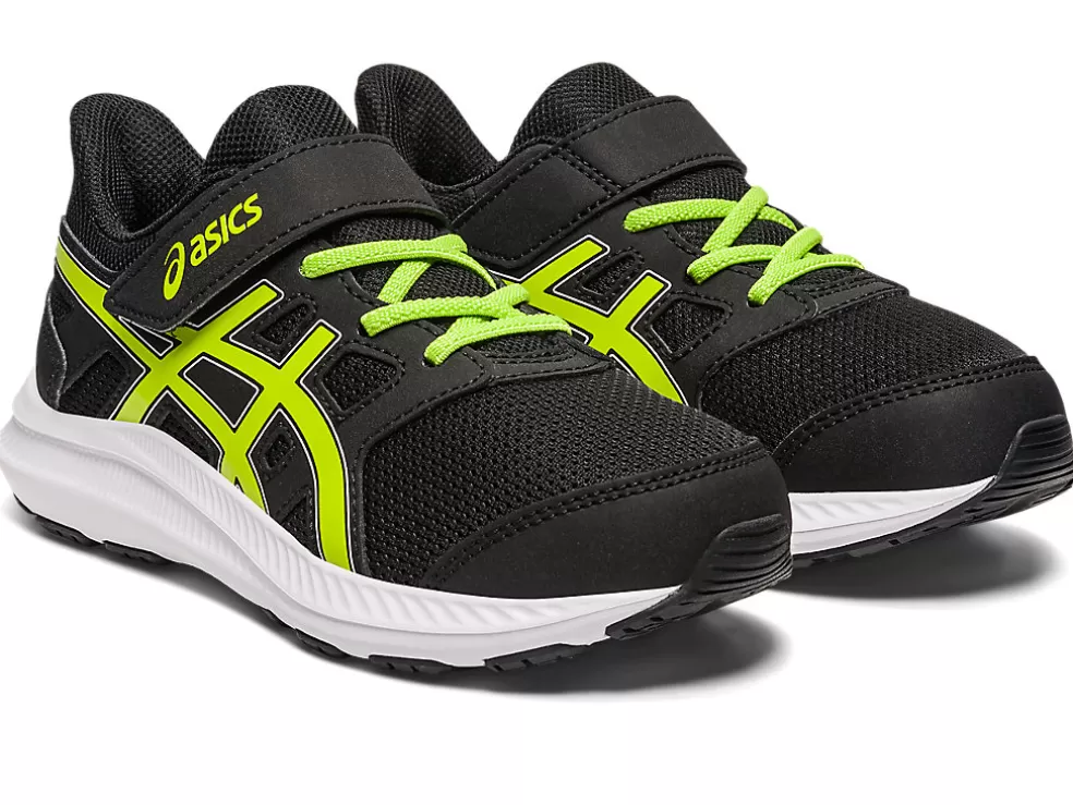 Flash Sale ASICS JOLT 4 PRE-SCHOOL Black/Lime Zest