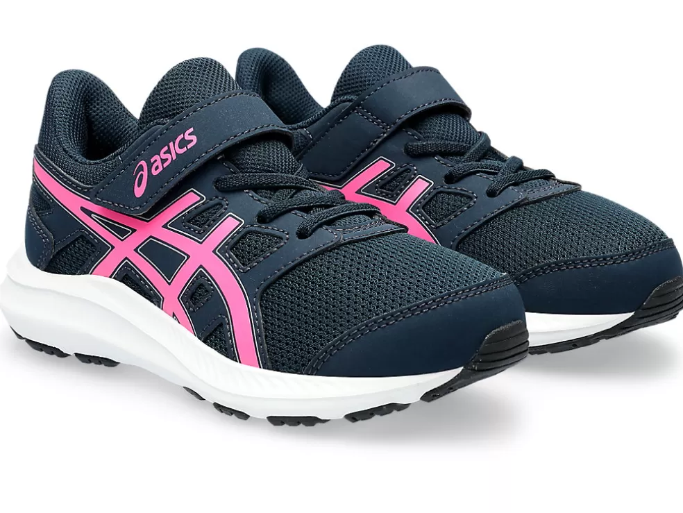 Best ASICS JOLT 4 PRE-SCHOOL French Blue/Hot Pink