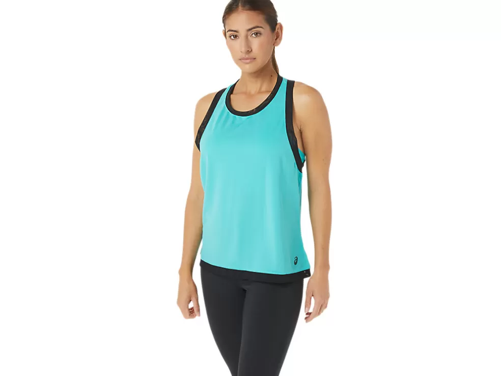 Flash Sale ASICS KATE MESH TANK Sea Glass