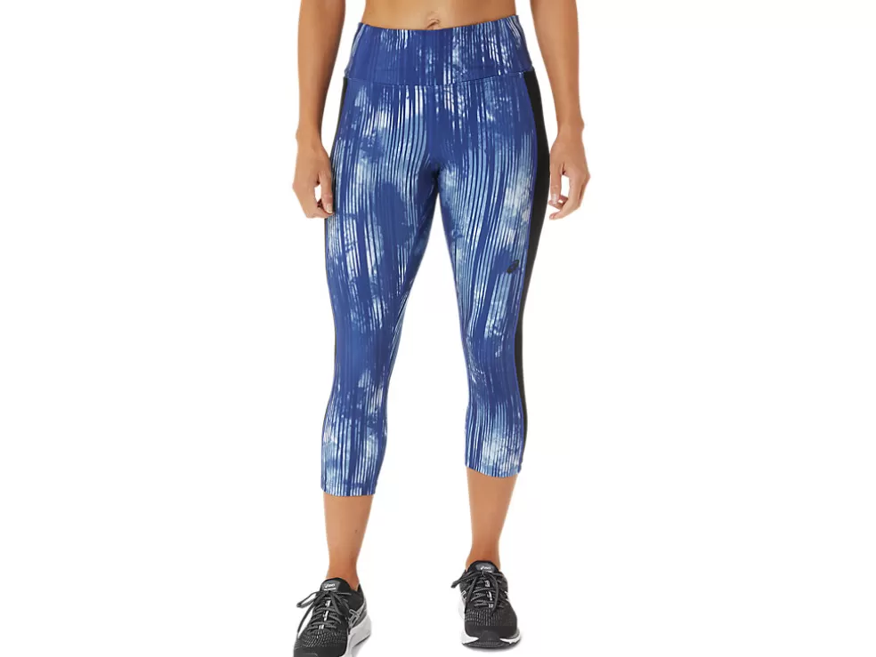 Flash Sale ASICS KATE POCKET CAPRI Tie Dye Grand Shark/Performance Black