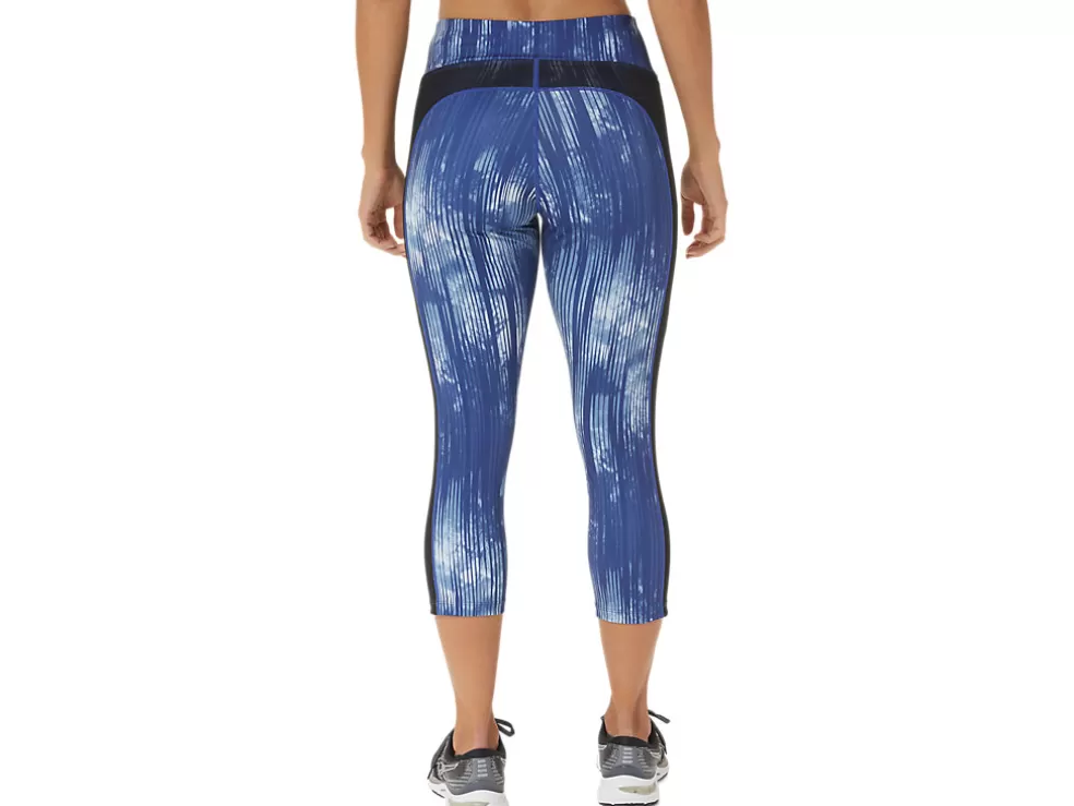 Flash Sale ASICS KATE POCKET CAPRI Tie Dye Grand Shark/Performance Black