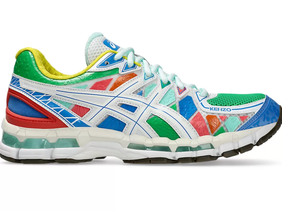 New ASICS KENZO x GEL-KAYANO 20 Multi/White