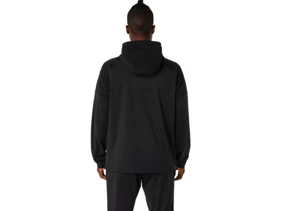 Outlet ASICS KNIT JERSEY FULL ZIP HOODIE Performance Black