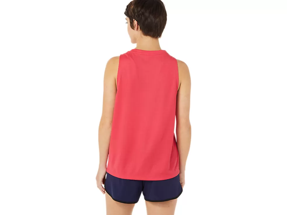 Cheap ASICS LAM READY-SET II SINGLET Pixel Pink