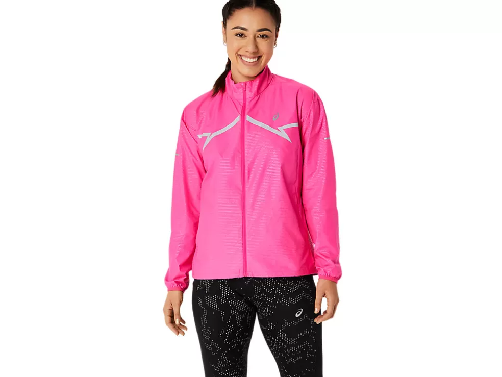 Fashion ASICS LITE-SHOW JACKET Pink Glo