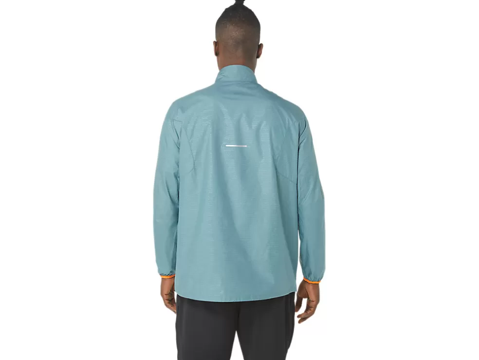 Shop ASICS LITE-SHOW JACKET Foggy Teal