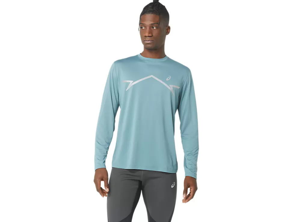 Clearance ASICS LITE-SHOW LONG SLEEVE TOP Foggy Teal