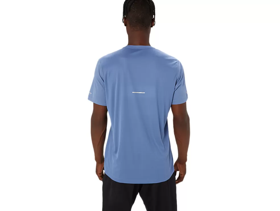 Fashion ASICS LITE-SHOW SHORT SLEEVE TOP Denim Blue