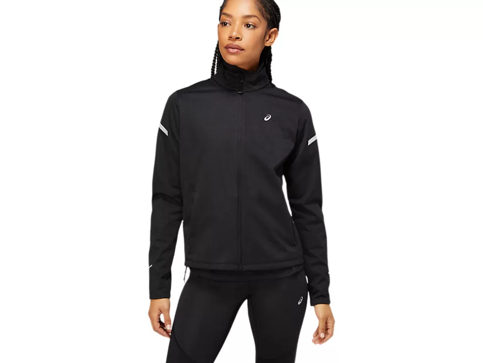 Hot ASICS LITE-SHOW WINTER JACKET Performance Black Heather