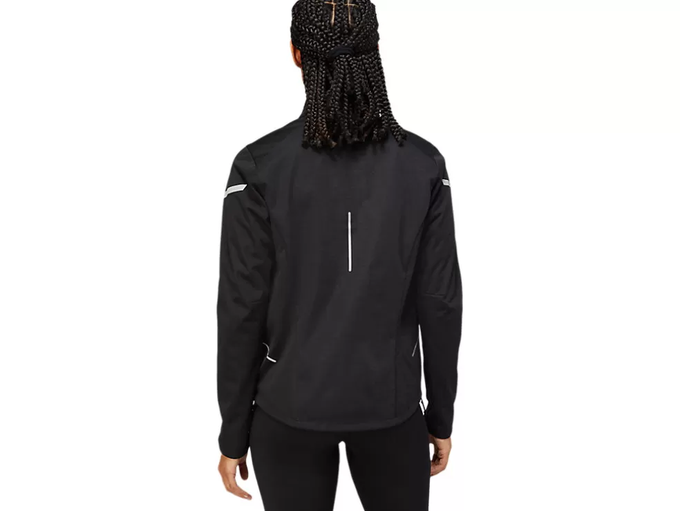 Hot ASICS LITE-SHOW WINTER JACKET Performance Black Heather