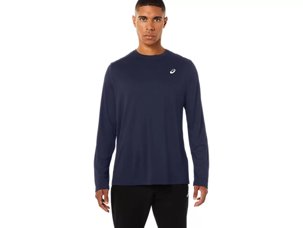 Clearance ASICS LONG SLEEVE CORE TOP Peacoat