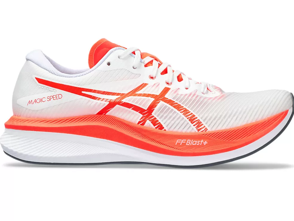 Sale ASICS MAGIC SPEED 3 White/Sunrise Red