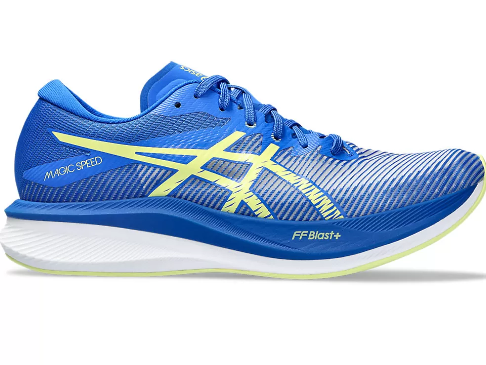 Shop ASICS MAGIC SPEED 3 Illusion Blue/Glow Yellow