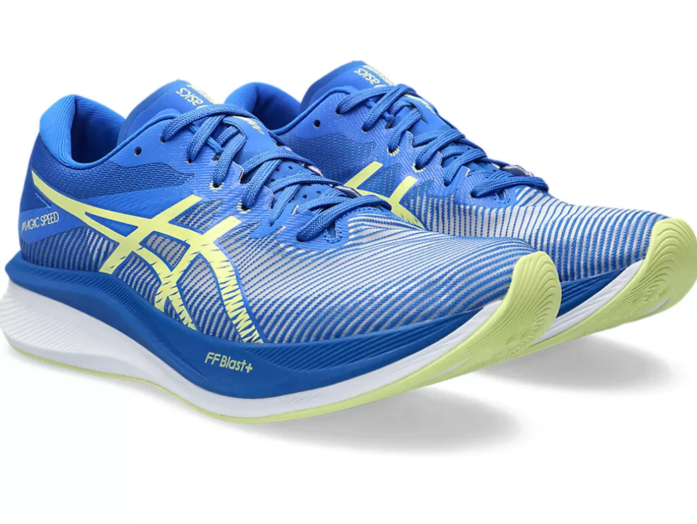 Shop ASICS MAGIC SPEED 3 Illusion Blue/Glow Yellow