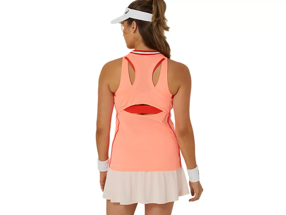 Cheap ASICS MATCH ACTIBREEZE TANK Sun Coral