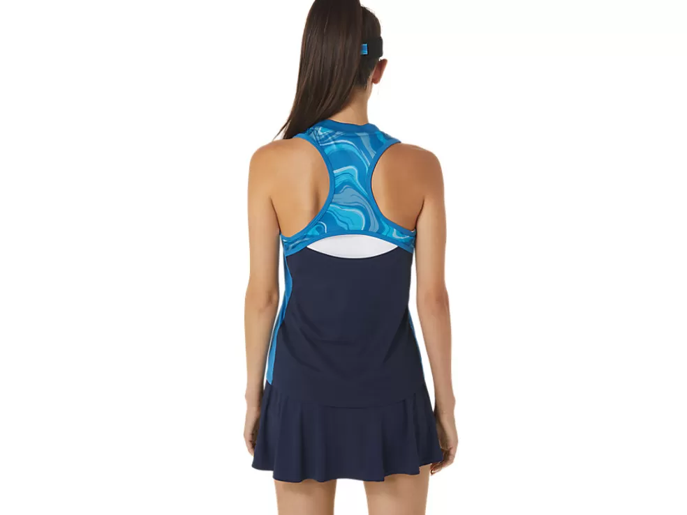 Best ASICS MATCH GRAPHIC TANK Reborn Blue