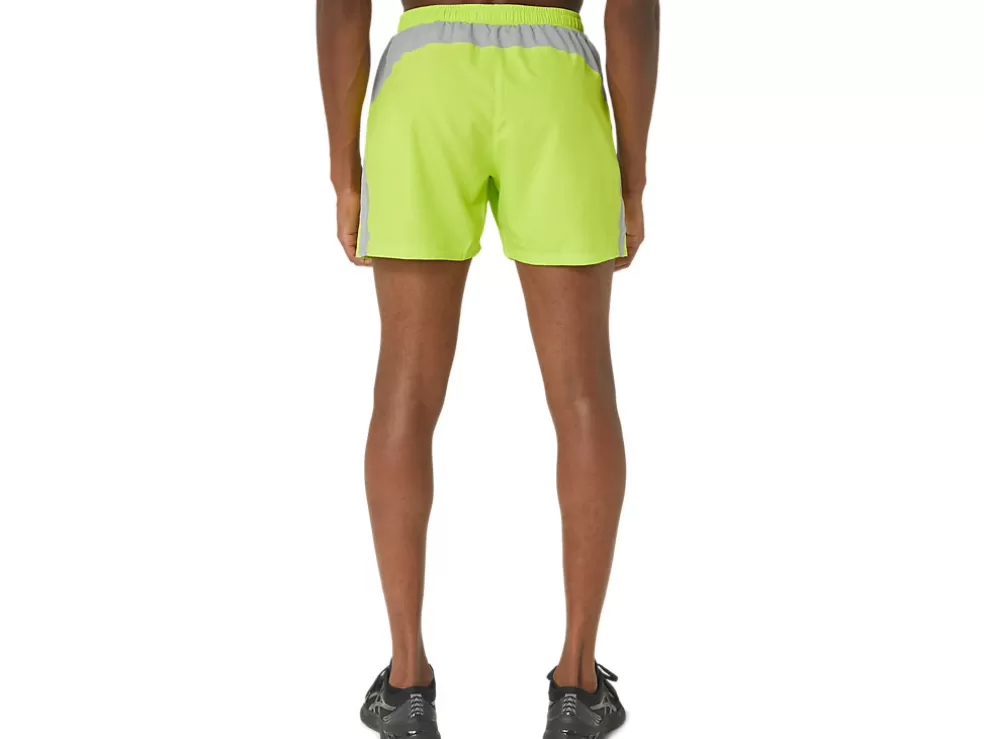 Sale ASICS MEN 5IN PR LYTE SHORT 2.0 Lime Zest Nagashi Tech