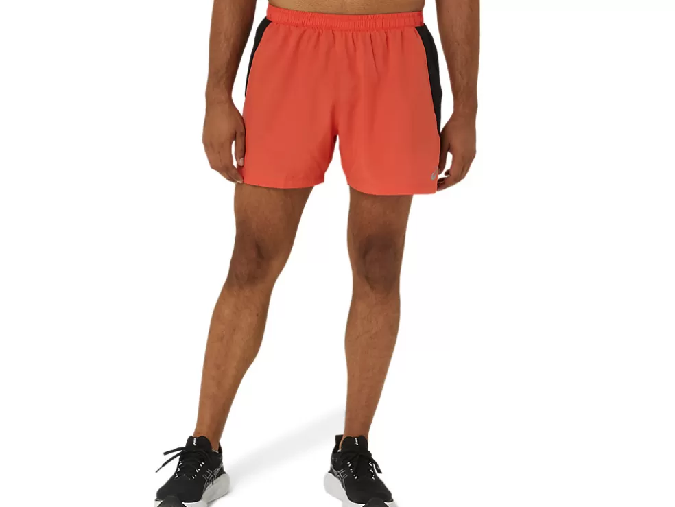 Clearance ASICS MEN 5IN PR LYTE SHORT 2.0 Red Snapper/Performance Black