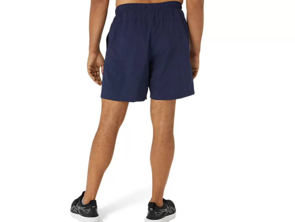 Sale ASICS MEN 7IN 2 IN 1 SHORT Peacoat/Red Snapper