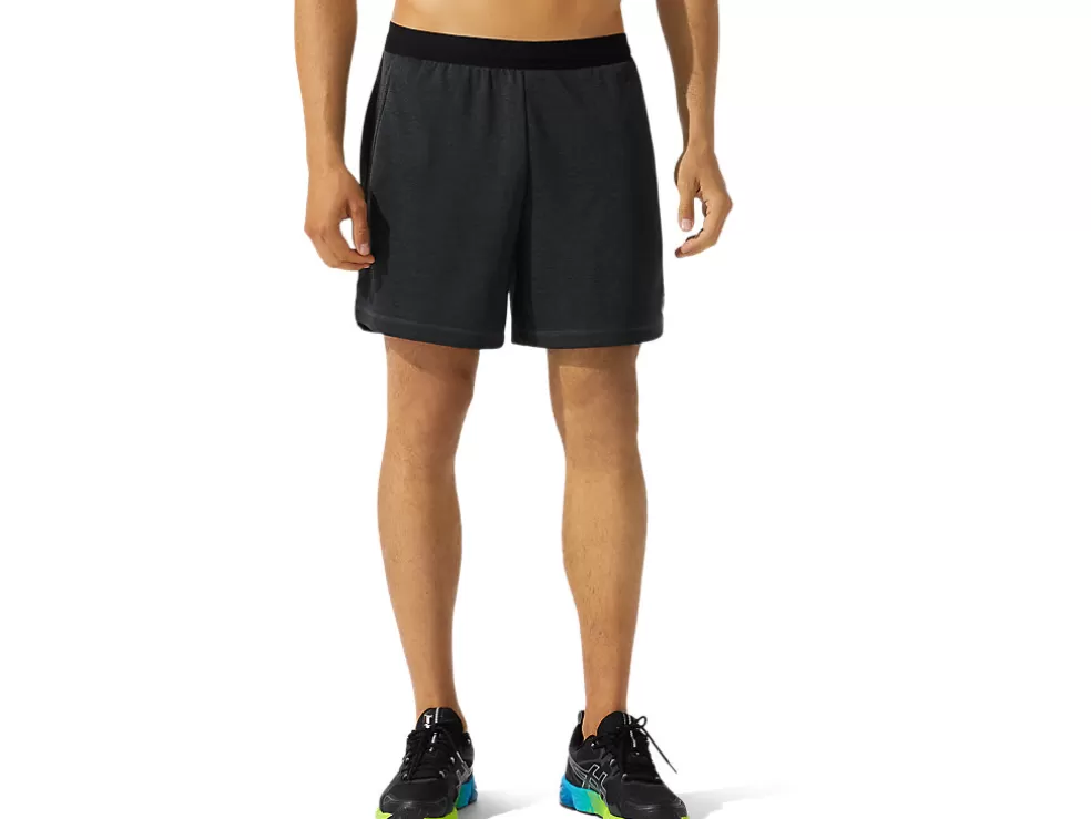 Sale ASICS MEN 7IN KNIT TRAINING SHORT Dark Grey Heather