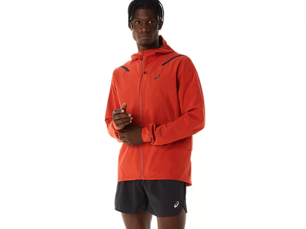 Cheap ASICS MEN ACCELERATE WATERPROOF 2.0 JACKET Spice Latte