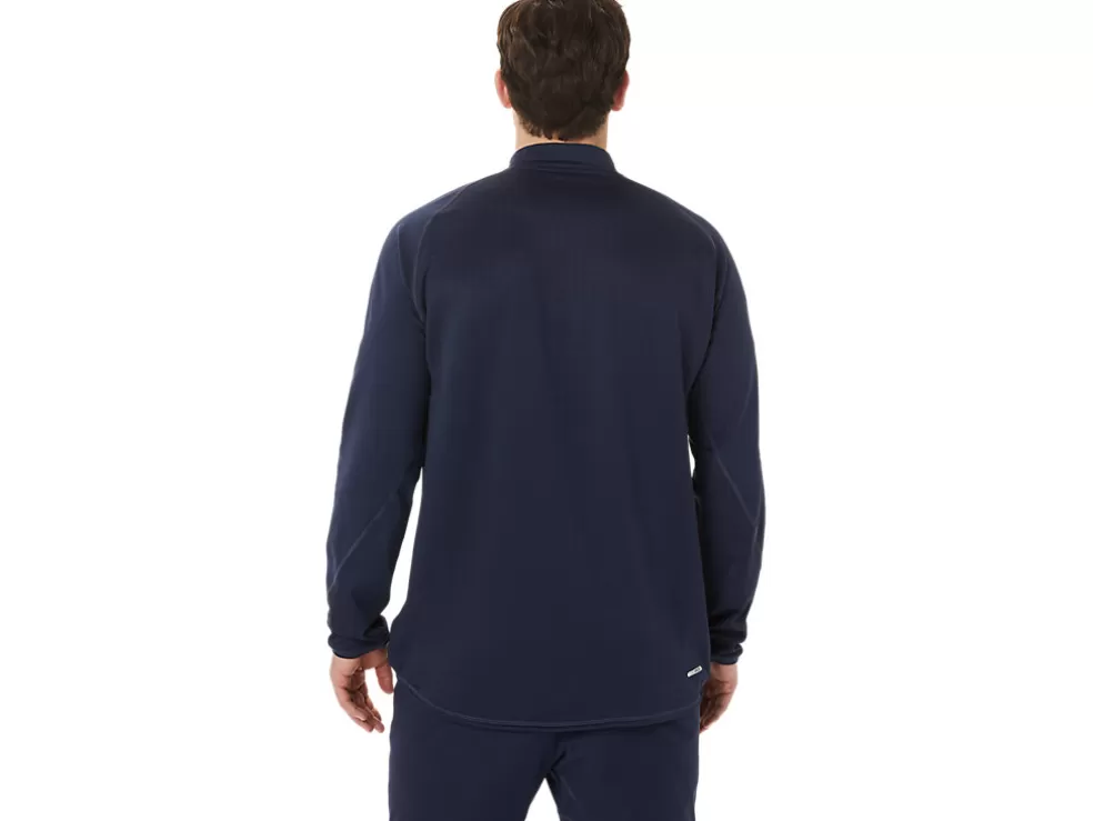 Fashion ASICS MEN ACTIBREEZE JACQUARD 1/2 ZIP TOP Midnight