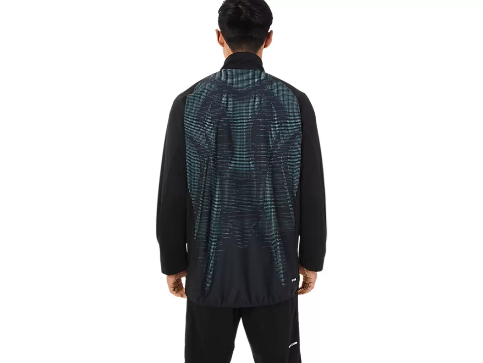 Best Sale ASICS MEN ACTIBREEZE JACQUARD JACKET Performance Black