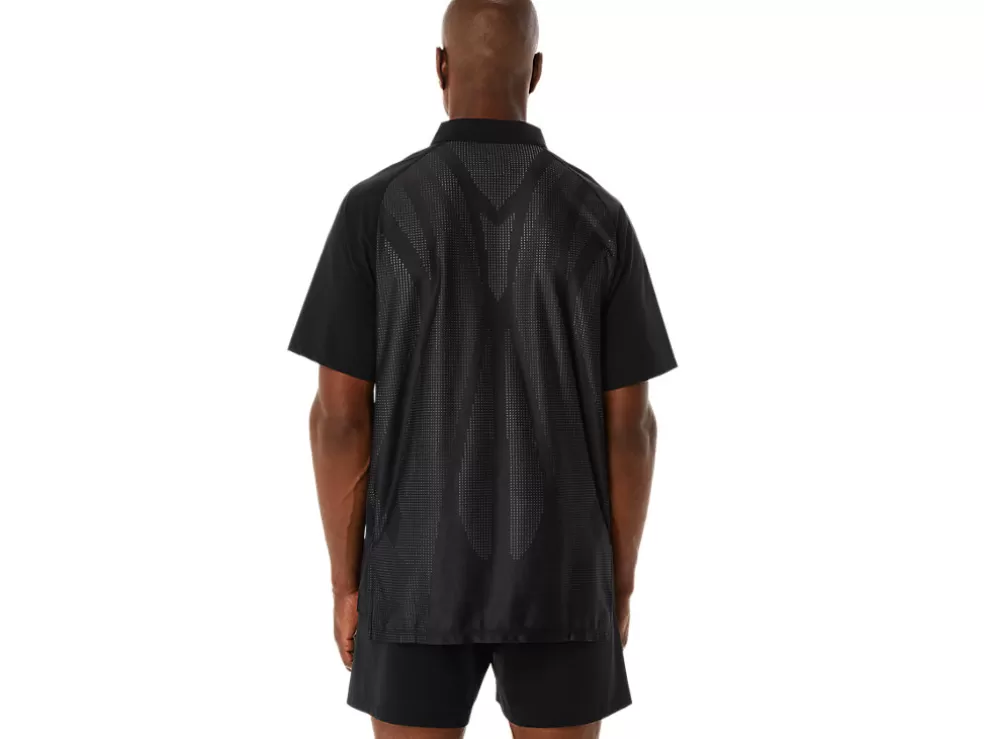 Sale ASICS MEN ACTIBREEZE JACQUARD POLO SHIRT Performance Black