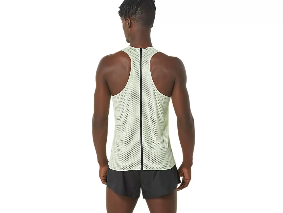 Best ASICS MEN ACTIBREEZE JACQUARD SINGLET Whisper Green