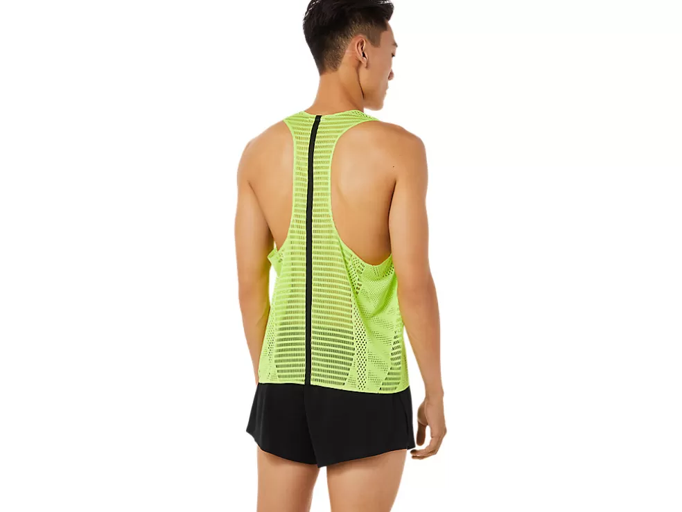 Clearance ASICS MEN ACTIBREEZE SINGLET Hazard Green