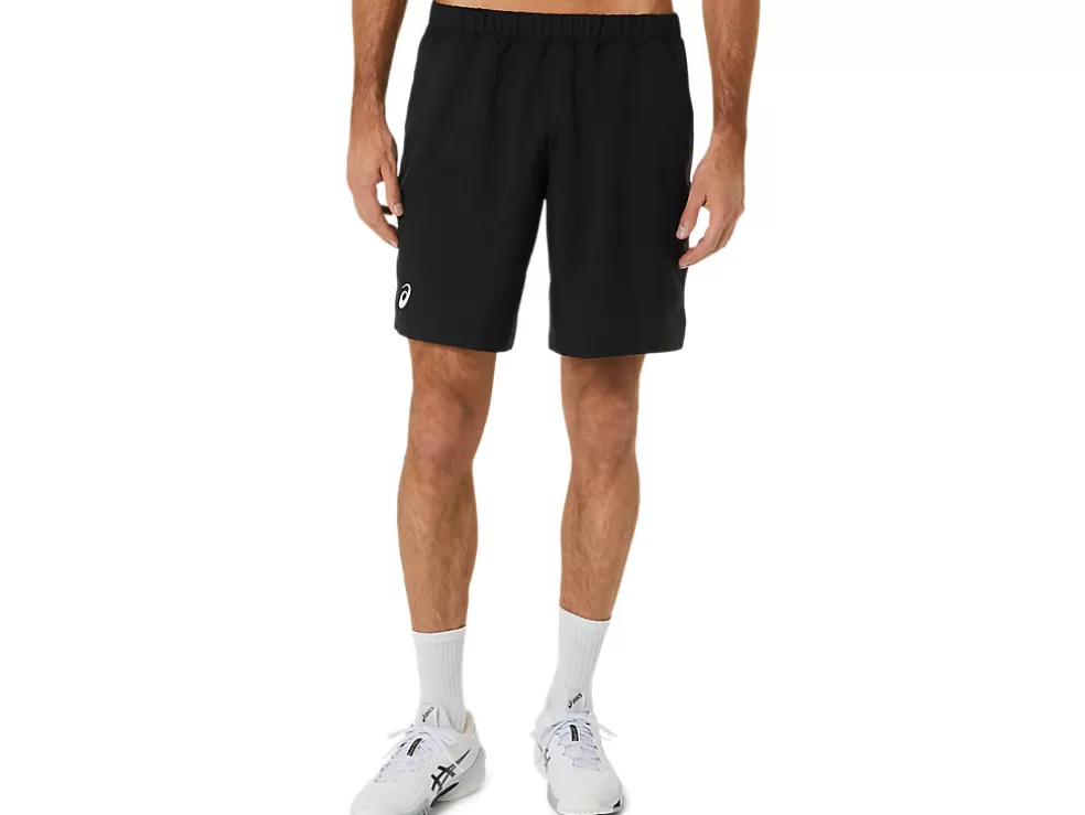 New ASICS MEN COURT 9IN SHORT Performance Black