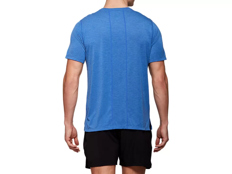 Fashion ASICS MEN DORAI SHORT SLEEVE TOP Asics Blue Heather