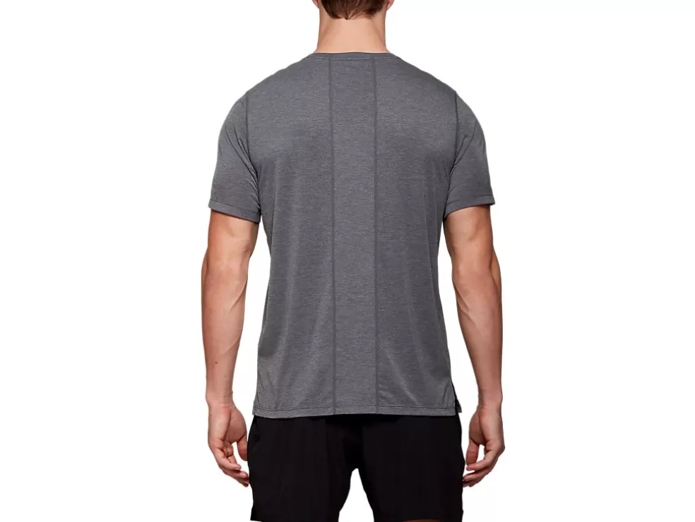 Fashion ASICS MEN DORAI SHORT SLEEVE TOP Dark Grey Heather